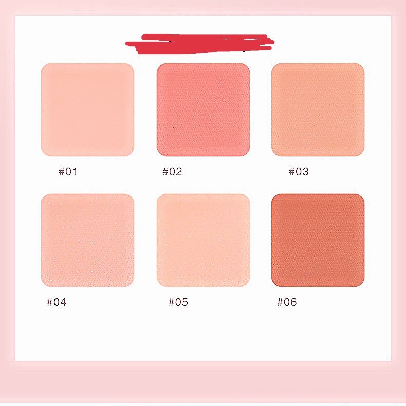 Phấn Má Hồng Lameila Gốm Vitality Blush hàng nội địa Trung