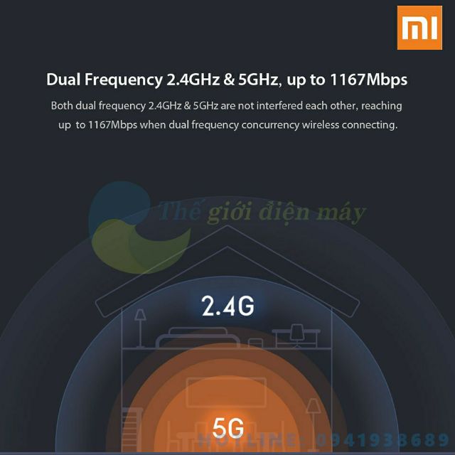 👑 Bộ Phát Wifi Xiaomi Mi Router Gen 4A Dual kênh 2.4G & 5G băng thông 1200Mbps ☑ BH 12 tháng  ( 💯 Chính Hãng ) | BigBuy360 - bigbuy360.vn