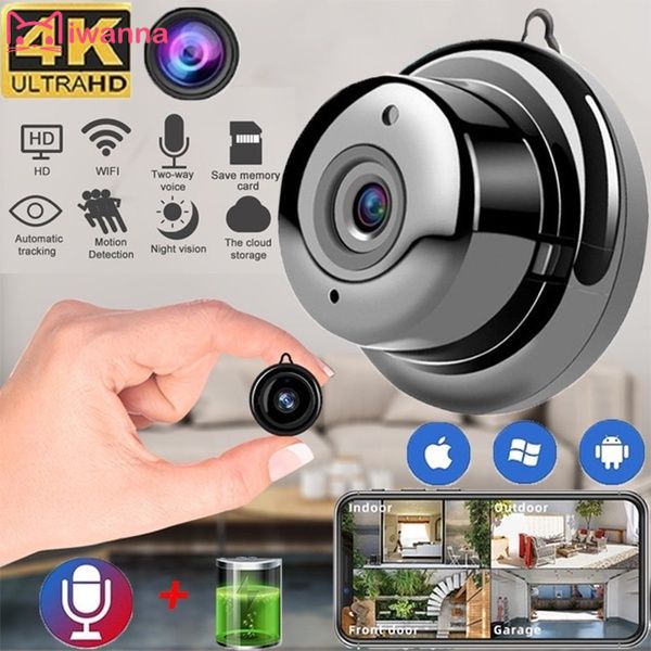 Mini Di Động V380 Camera Wifi Kết Nối Camera Giám Sát-Camera Hồng Ngoại Camera Giám Sát Không Dây @ Iwanna
