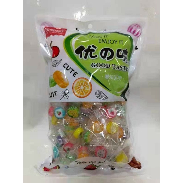 KẸO VIÊN TRÁI CÂY THÁI LAN - KẸO HOA QUẢ THÁI LAN 500G