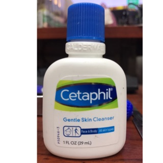 Sữa rửa mặt cetaphil gentle skin cleanser dành cho mặt và body 29ml (hàng test)