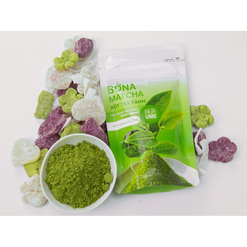 Bột trà xanh Bona Matcha dòng UME 50g