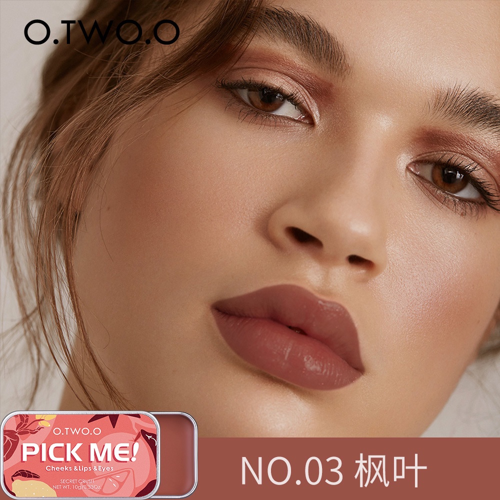 Son môi kiêm phấn má hồng 3 trong 1 O.TWO.O màu sắc tự nhiên cải thiện vùng da mắt 9139 | BigBuy360 - bigbuy360.vn