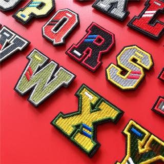 ☸ Letters Hook Loop Patch ☸ 1Pc Badges Embroidered Appliques for Hat Backpack Cloth Decoration