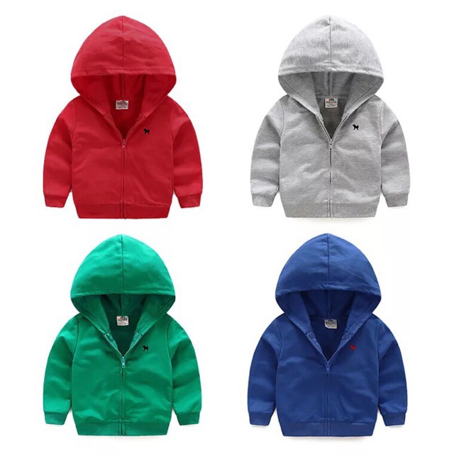 Áo khoác thêu QATE337 cho bé trai và bé gái