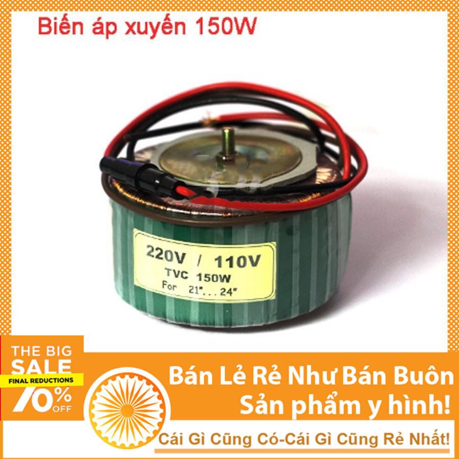 Biến Áp Xuyến 220VAC-110VAC Hoàn Cầu ( Dây Đồng 100% )