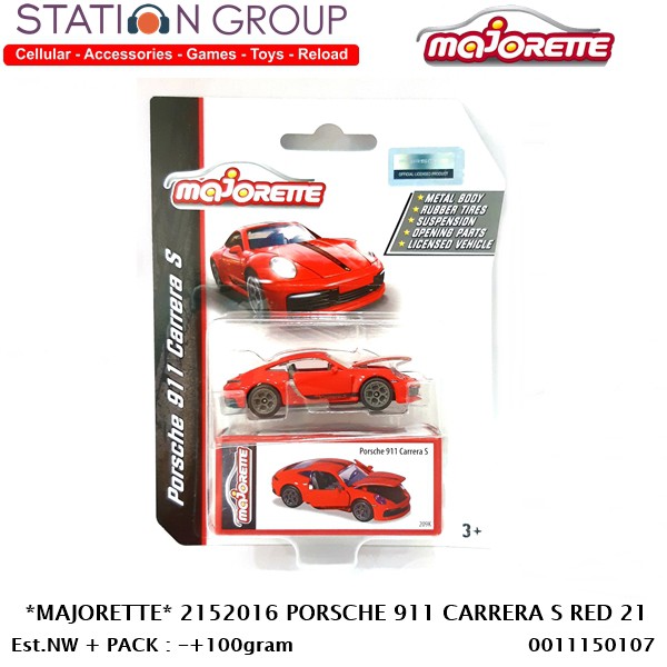 Mô Hình Xe Hơi Porsche 911 Carrera S Red 1-64 2152016 Chân Thật