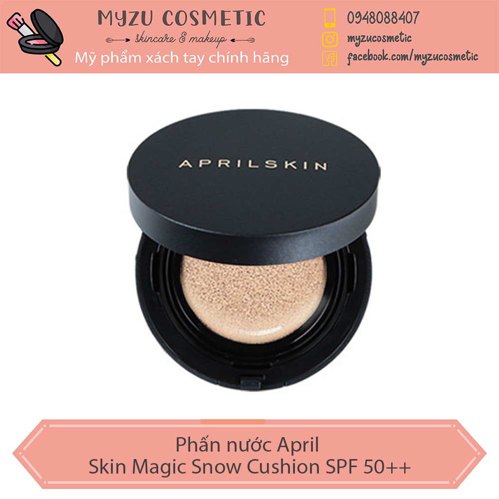 Phấn nước April Skin Magic Snow Cushion SPF 50++