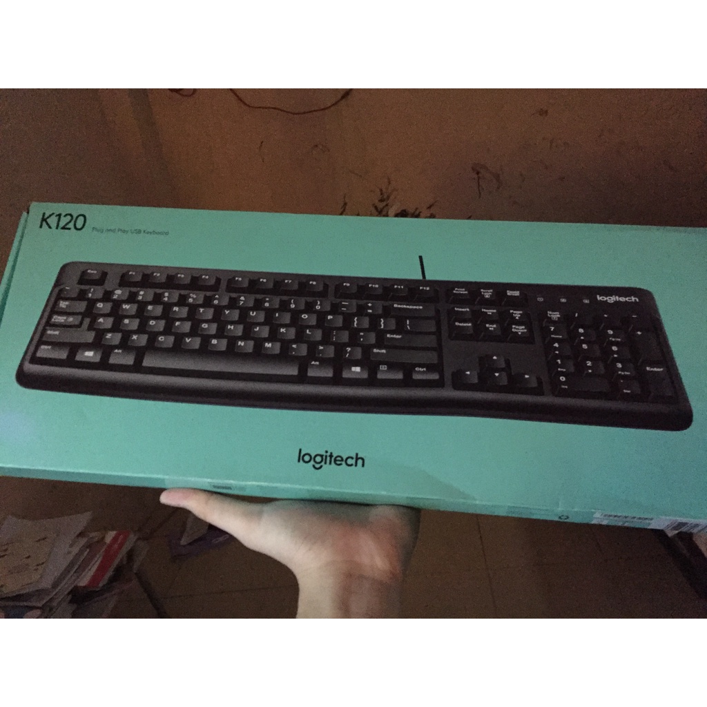 Bàn Phím Có Dây Logitech K120 - Hàng Chính Hãng