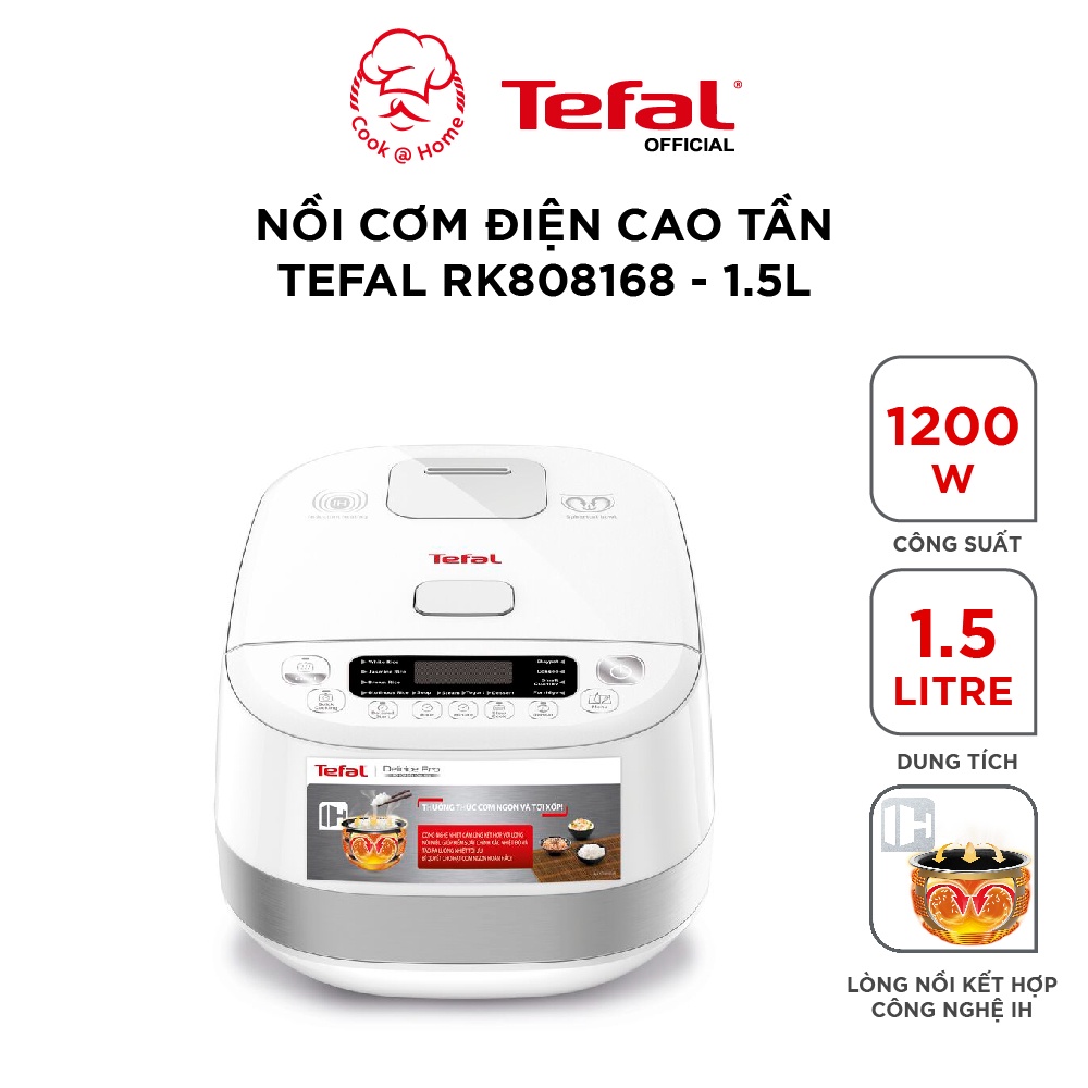 Nồi cơm điện tử cao tần Tefal RK808168 1.5L 1200W