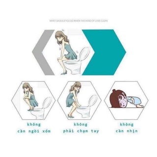 Set / 50 miếng lót bồn cầu dùng một lần an toàn tiện dụng khi đi du lịch