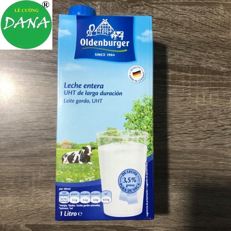 Sữa tươi nguyên kem 3,5% Oldenburger 1 lít.
