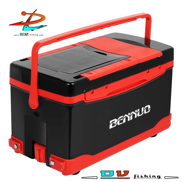 Thùng câu đài BENNUO 32L 4 chân nâng dày đa chức năng siêu nhẹ thiết kế mới nhất 2022 giá rẻ