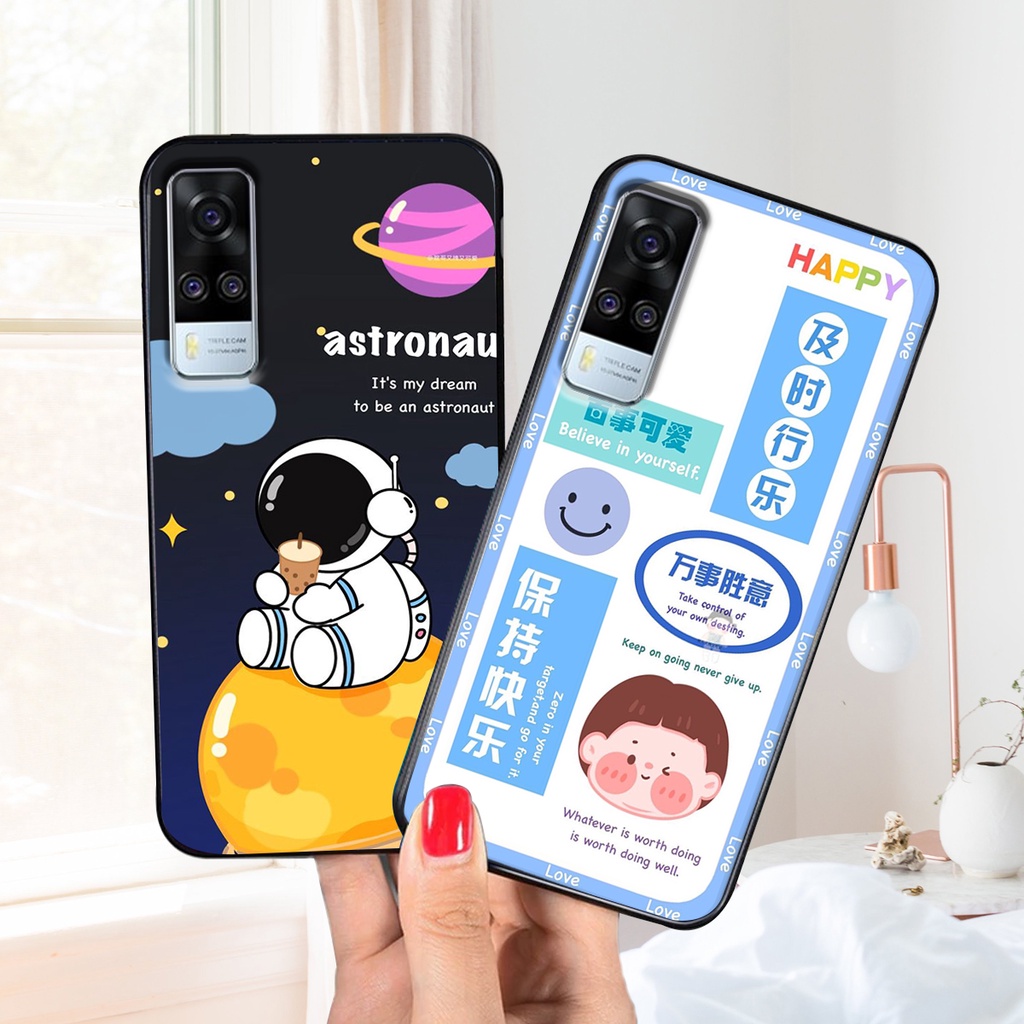 Ốp lưng Vivo Y51 2020 in hình 3D GẤU cute be@r, soda, happy day cực hot ,thời thượng
