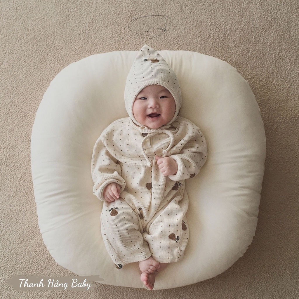 Body Dài Tay Cho Bé, Body Sleepsuit Cho Bé Thanh Hằng Baby 5 - 13 Kg