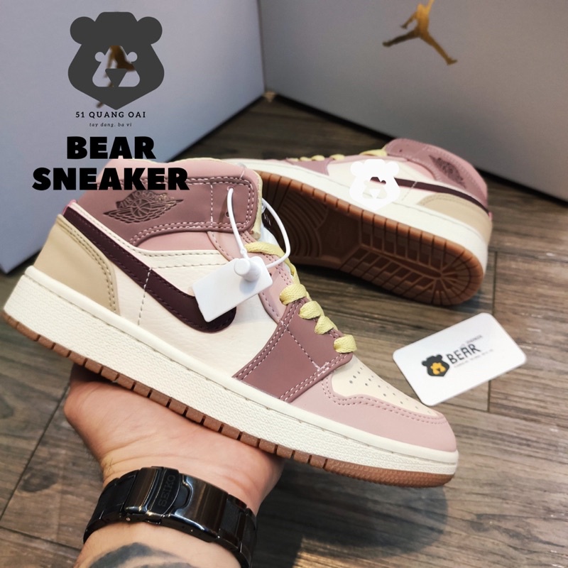 [Bear.sneaker] Giày Thể Thao JD1 Milktea Brown “trà sữa nâu” bản SC (limitted)