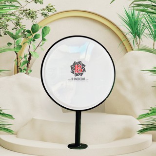 Hộp đèn quảng cáo giá rẻ nhất - tròn (đường kính 55cm - 1 chân)
