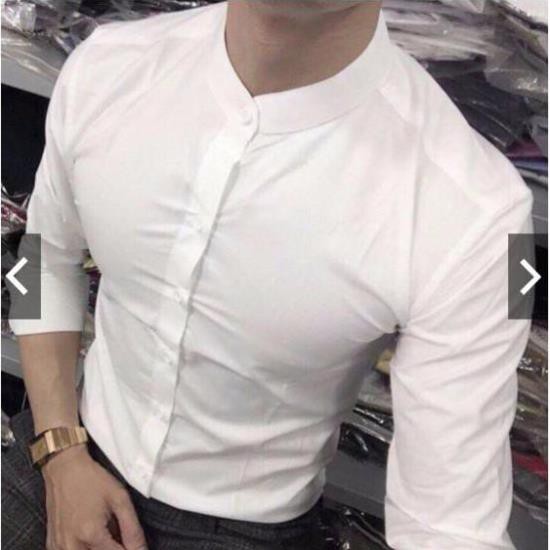 Áo sơ mi nam cổ tàu dài tay, dáng chuẩn, phong cách trẻ trung, năng động, màu sắc đa dạng | BigBuy360 - bigbuy360.vn