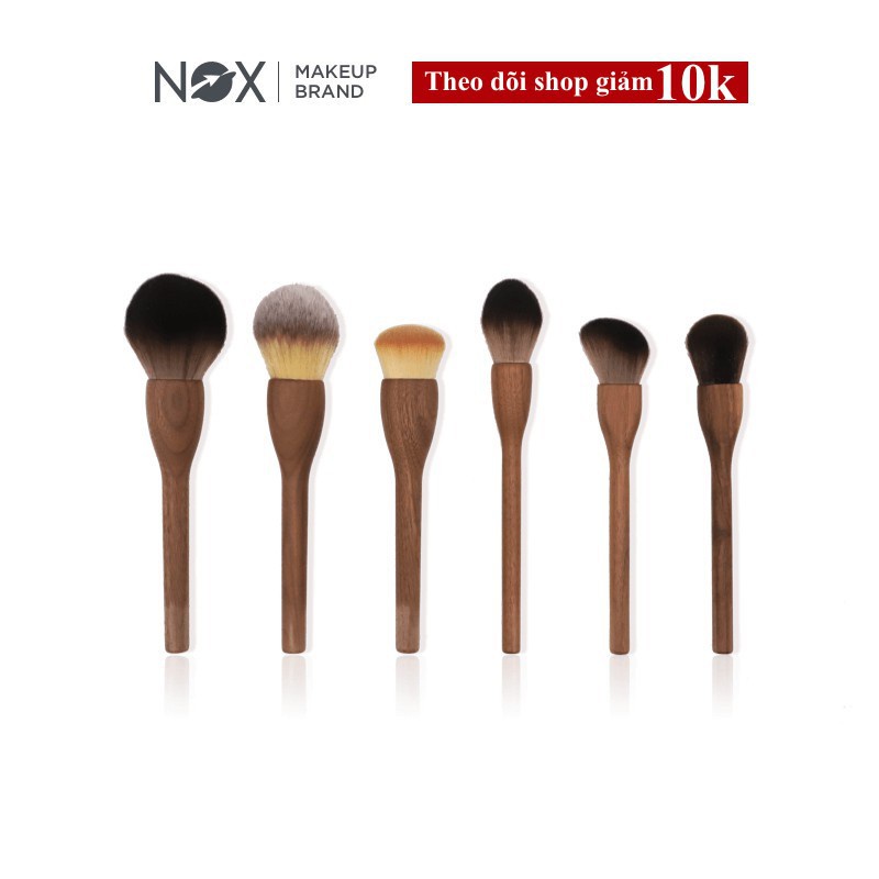 Set 1 Cọ Trang Điểm Khuôn Mặt NOX Tán Phấn Nền / Tạo Khối / Phấn Má Hồng / Phấn Bắt Sáng Hoàn Hảo | BigBuy360 - bigbuy360.vn