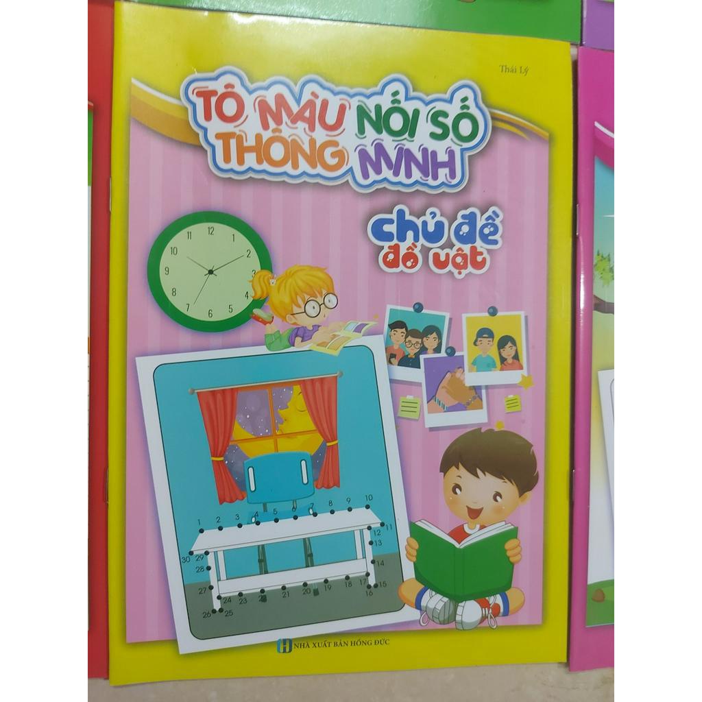 Sách - Tô màu nối sỗ thông minh