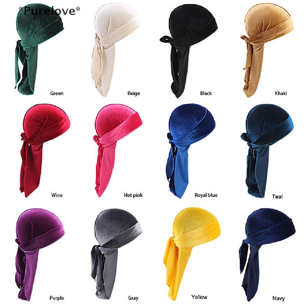 Mũ trùm đầu bandana vải lụa cho nam và nữ