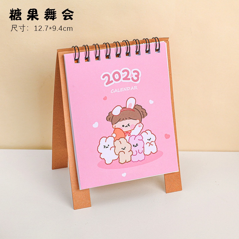Lịch Để Bàn Năm 2023 Họa Tiết Hoạt Hình Dễ Thương