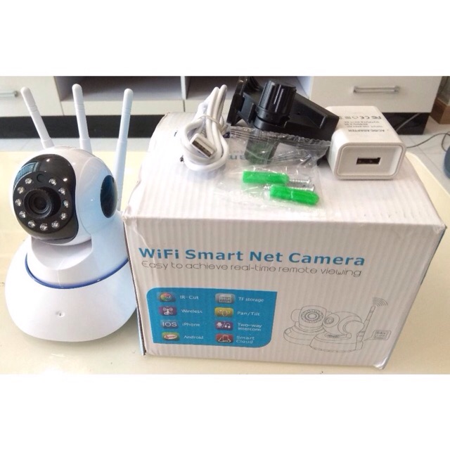 Camera robot yoosee 3anten wifi quan sát | BigBuy360 - bigbuy360.vn