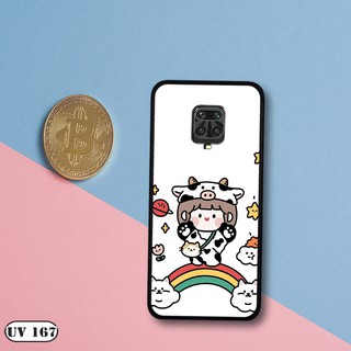 Ốp lưng nhám Xiaomi Redmi Note 9s/ Note 9 pro - in hình