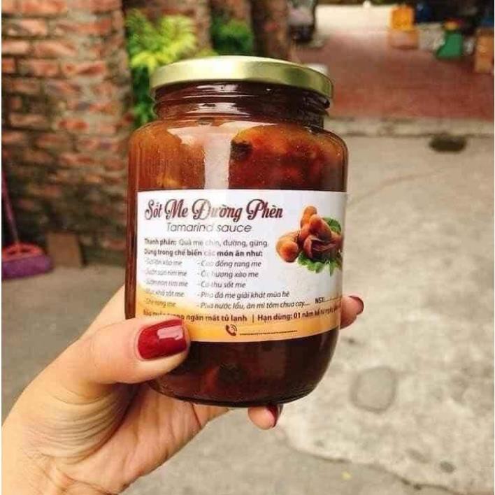 LỌ 900G SỐT ME ĐƯỜNG PHÈN - HÀNG CÔNG TY ĐẢM BẢO VỆ SINH - Me ngào đường lọ to