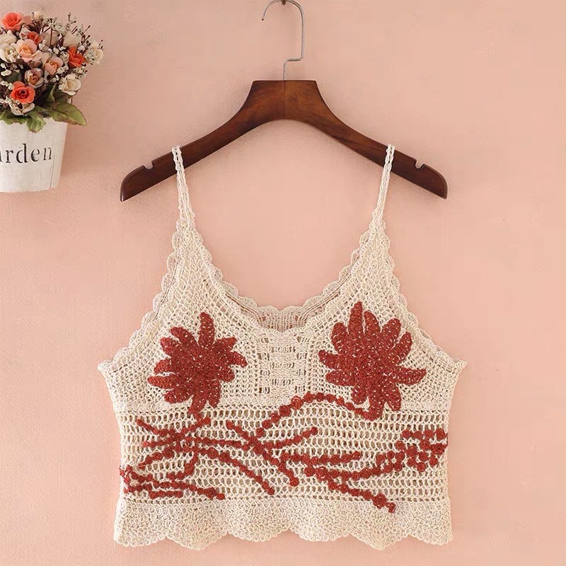 áo len sợi 2s 2 dây thêu nổi hoạ tiết hoa cọ (603#)