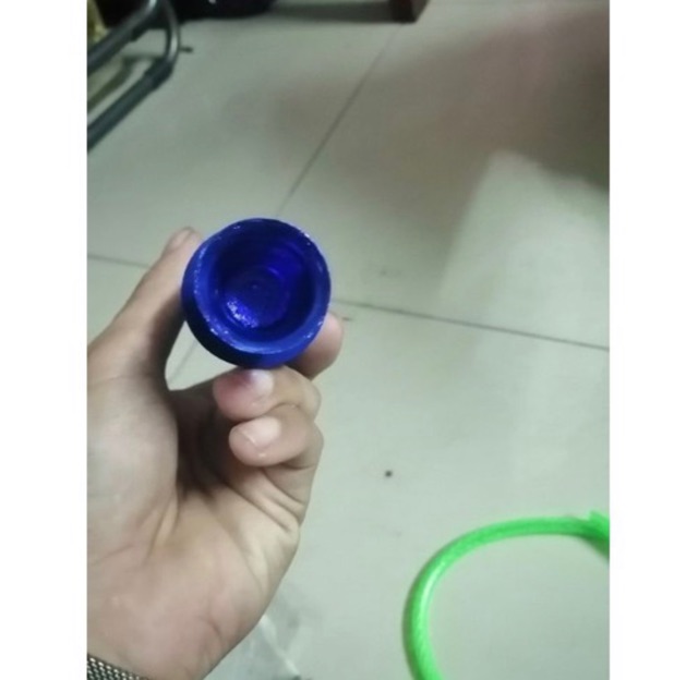 Ống thông hơi lốc máy hình pô màu titan
