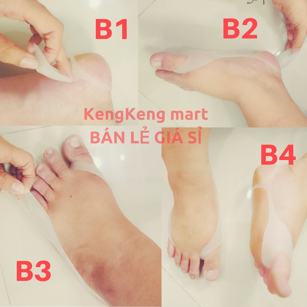 [MỚI] Combo 2 cặp Lót chân ENVYSLEEP giảm đau khi mang giầy cao gót, SIZE 35-37