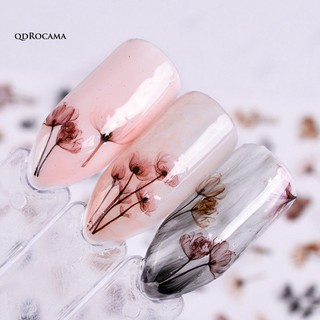 Nhãn dán họa tiết hoa bồ công anh 3D trang trí móng tay