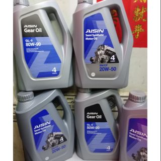 Nhớt động cơ Aisin bán tổng hợp 4 Lít