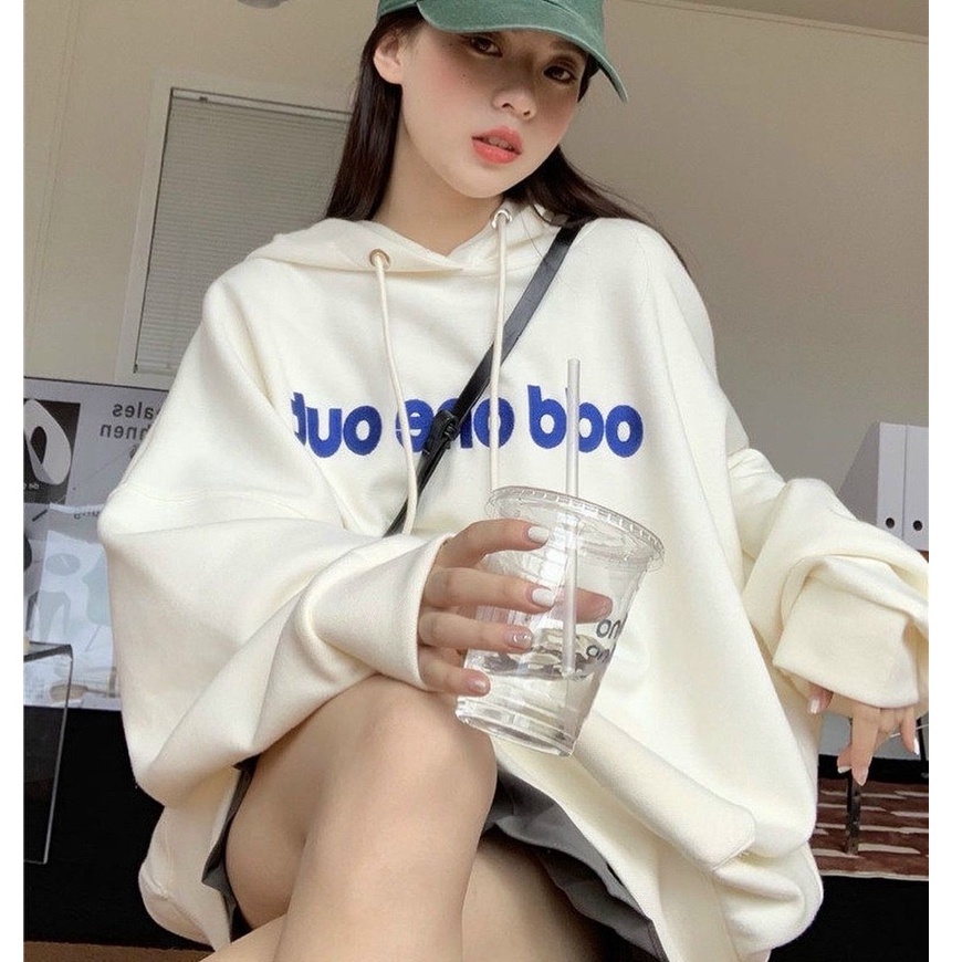 Áo Khoác Hoodie Nỉ ODD ONE OUT Nữ Form Rộng Có Mũ Ulzzang