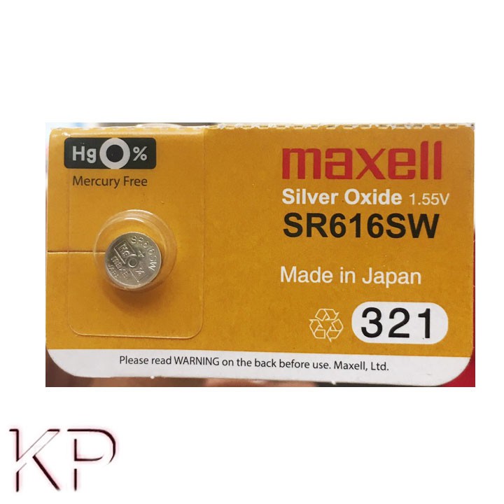 5 PIN Đồng Hồ SR616SW MAXELL Chính Hãng