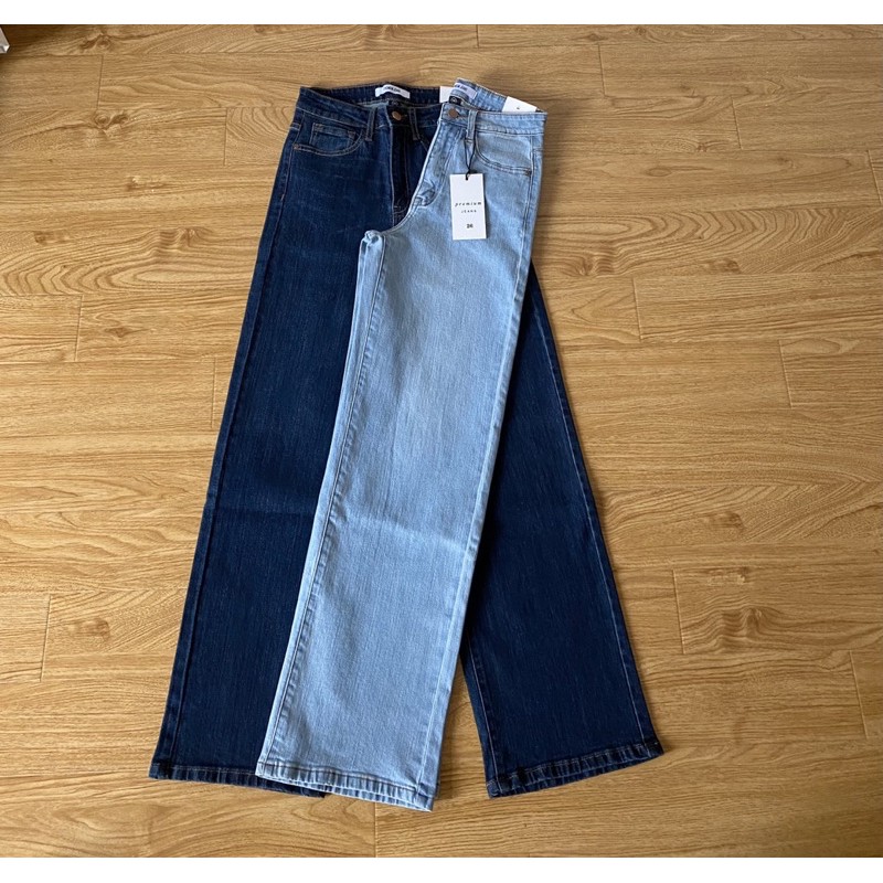 [Mã WASTMAY giảm 15% tối đa 30K đơn 150K] Quần Jean Quần Bò Culottes Ống Rộng Dáng Dài Xuất Xịn [ẢNH THẬT 100%] | BigBuy360 - bigbuy360.vn