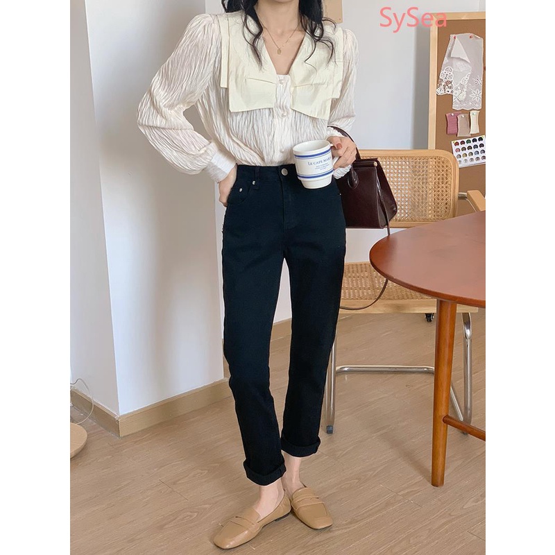 Áo Sơ Mi Cổ Chữ V Plus size Thanh Lịch Theo Phong Cách Mùa Xuân Pháp Dành Cho Nữ