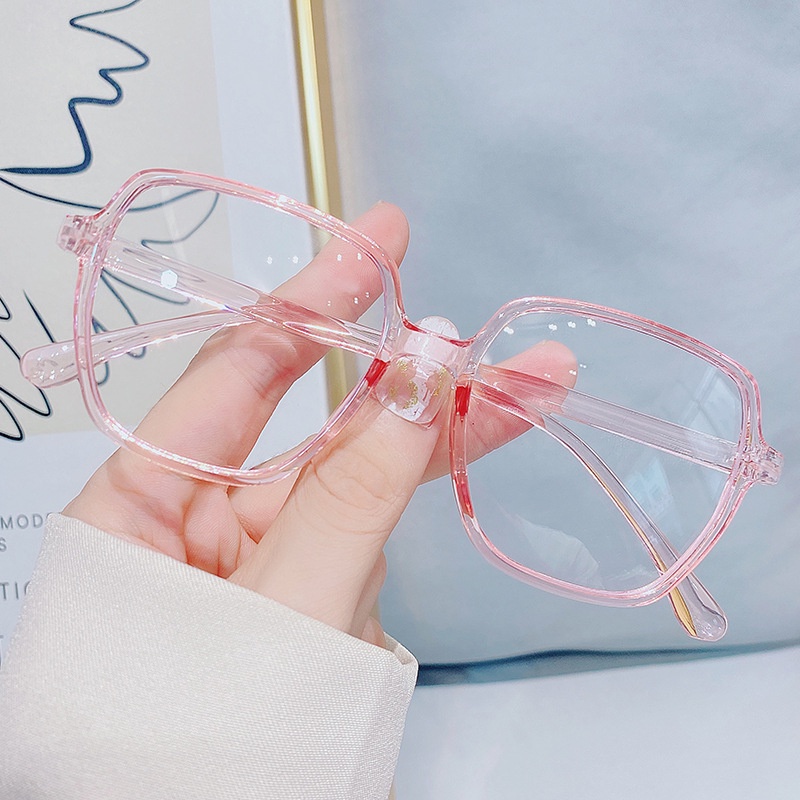 Mắt kính cận gọng to đen thời trang cho nam nữ/kính cận có độ 0.5~6.0
