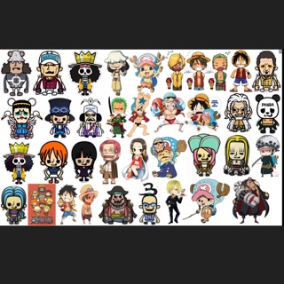 Sticker chống thấm nước onepiece trang trí vali laptop sổ tay quán xá nhà cửa