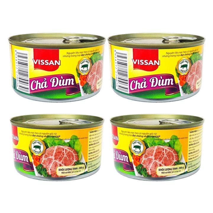Combo 4 Chả Đùm Vissan 150g date 2024