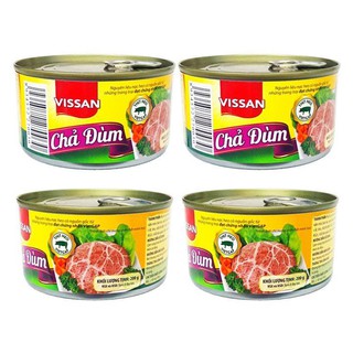 Combo 4 chả đùm vissan 150g date 2024