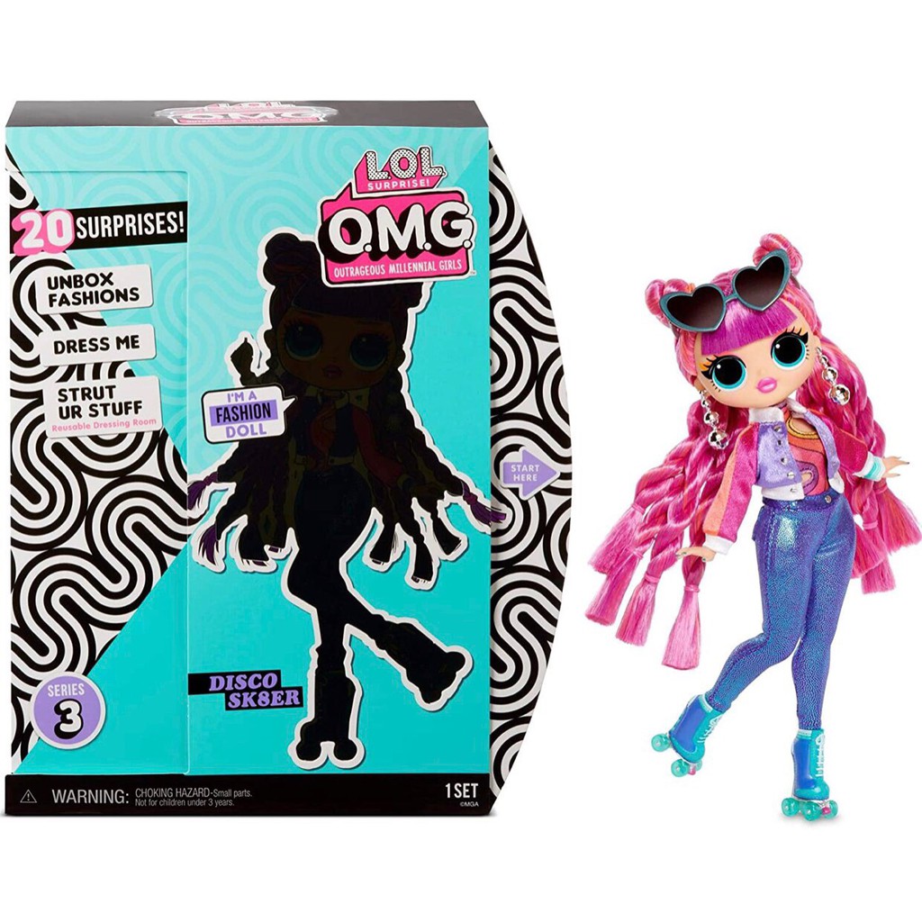 L.O.L. Surprise! O.M.G. Candylicious Fashion Doll with 20 Surprises(Hàng Mỹ)