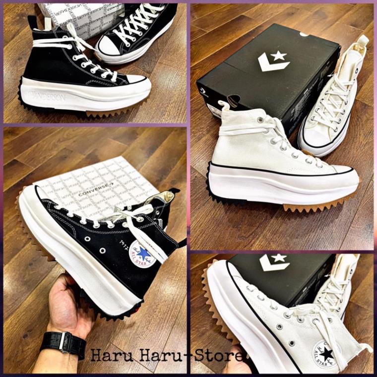 ☾✚✻Giày Convers Run Star Hike High top form đẹp đế êm CV cổ cao nam nữ độn 🍂