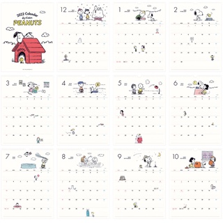 Lịch treo tường 2022 Snoopy_peanuts