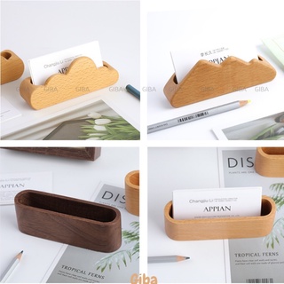 Hộp đựng danh thiếp name card bằng gỗ - Name Card Case Storage Box - GIBA