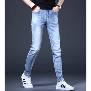 Quần jean nam co giãn ống côn cao cấp