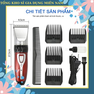 Tông đơ jichen 0817 cắt tóc gia đình full phụ kiện đi kèm