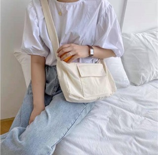 TÚI ĐEO CHÉO VẢI CANVAS NỮ