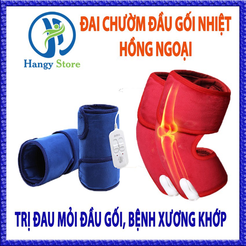 [CHÍNH HÃNG] Đai Chườm Đầu Gối Thảo Dược Làm Nóng Bằng Điện - Hỗ trợ điều trị các bệnh về xương khớp